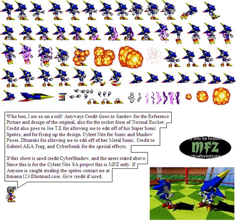 neo metal sonic sprite sheet|neo metal sonic render.